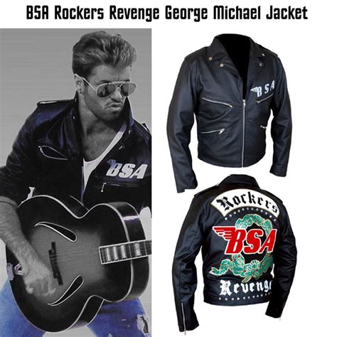 george michael faith jacket replica|george michael rockers revenge jacket.